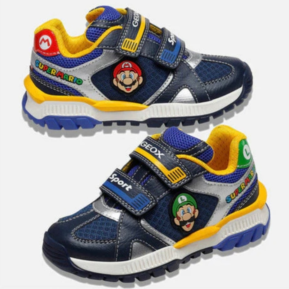 Kids GEOX SUPER MARIO SNEAKERS